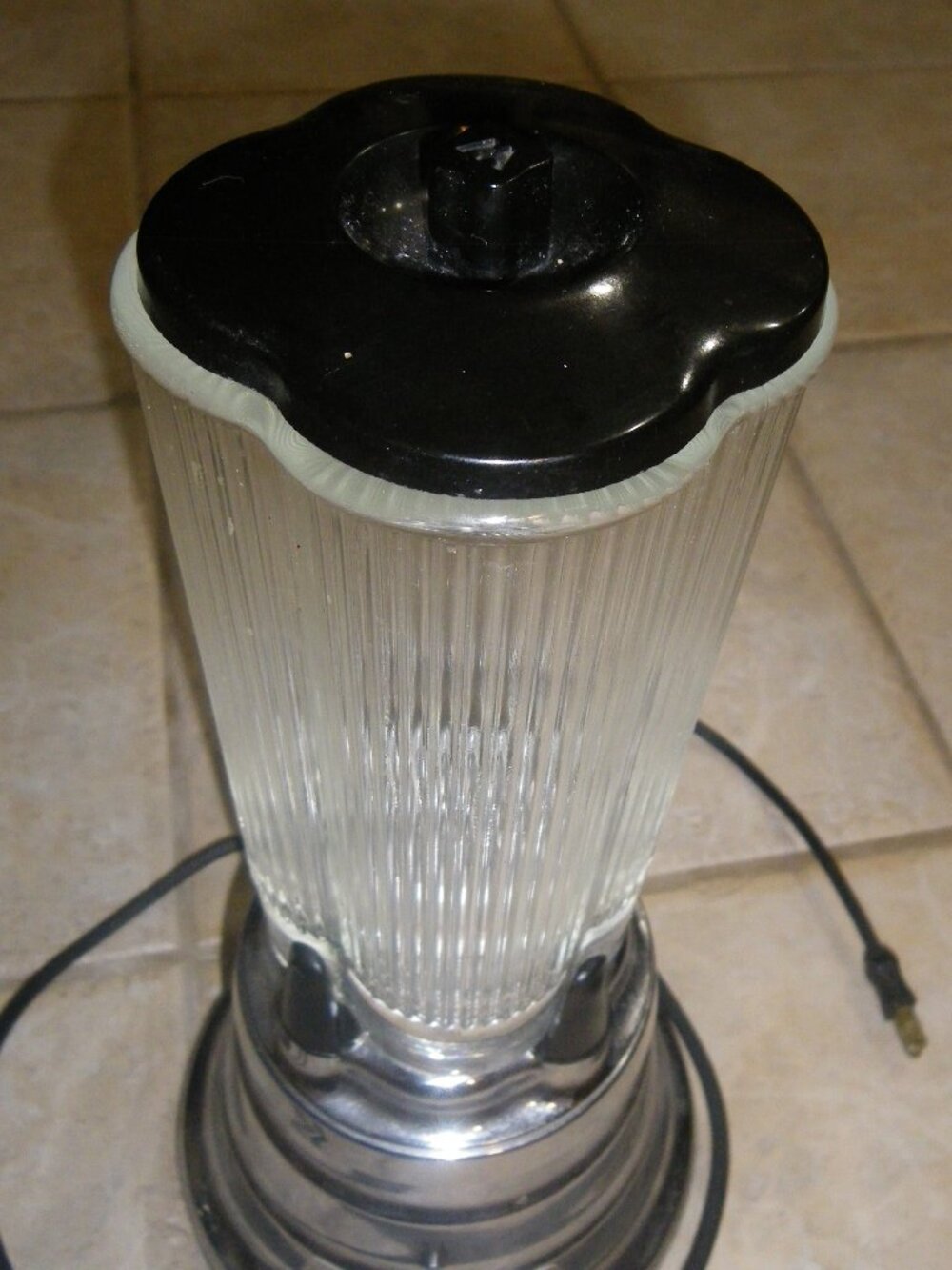 Vintage Waring Blendor RL-2A Chrome Blender Original Glass Jar Classic Art Deco - Picture 3 of 5